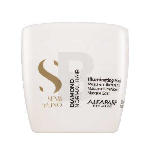 Alfaparf Milano Semi Di Lino Diamond Illuminating Mask odżywcza maska do włosów bez połysku 500 ml