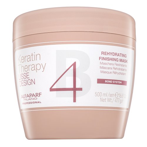 Alfaparf Milano Lisse Design Keratin Therapy Rehydrating Finishing Mask odżywcza maska do włosów suchych i zniszczonych 500 ml